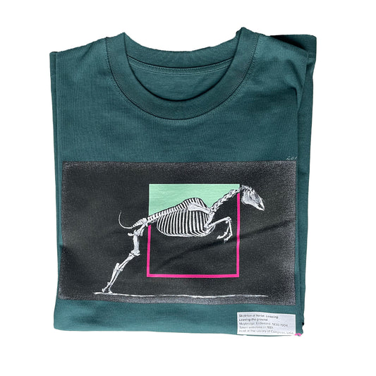 Muybridge's Skeleton Horse Tee